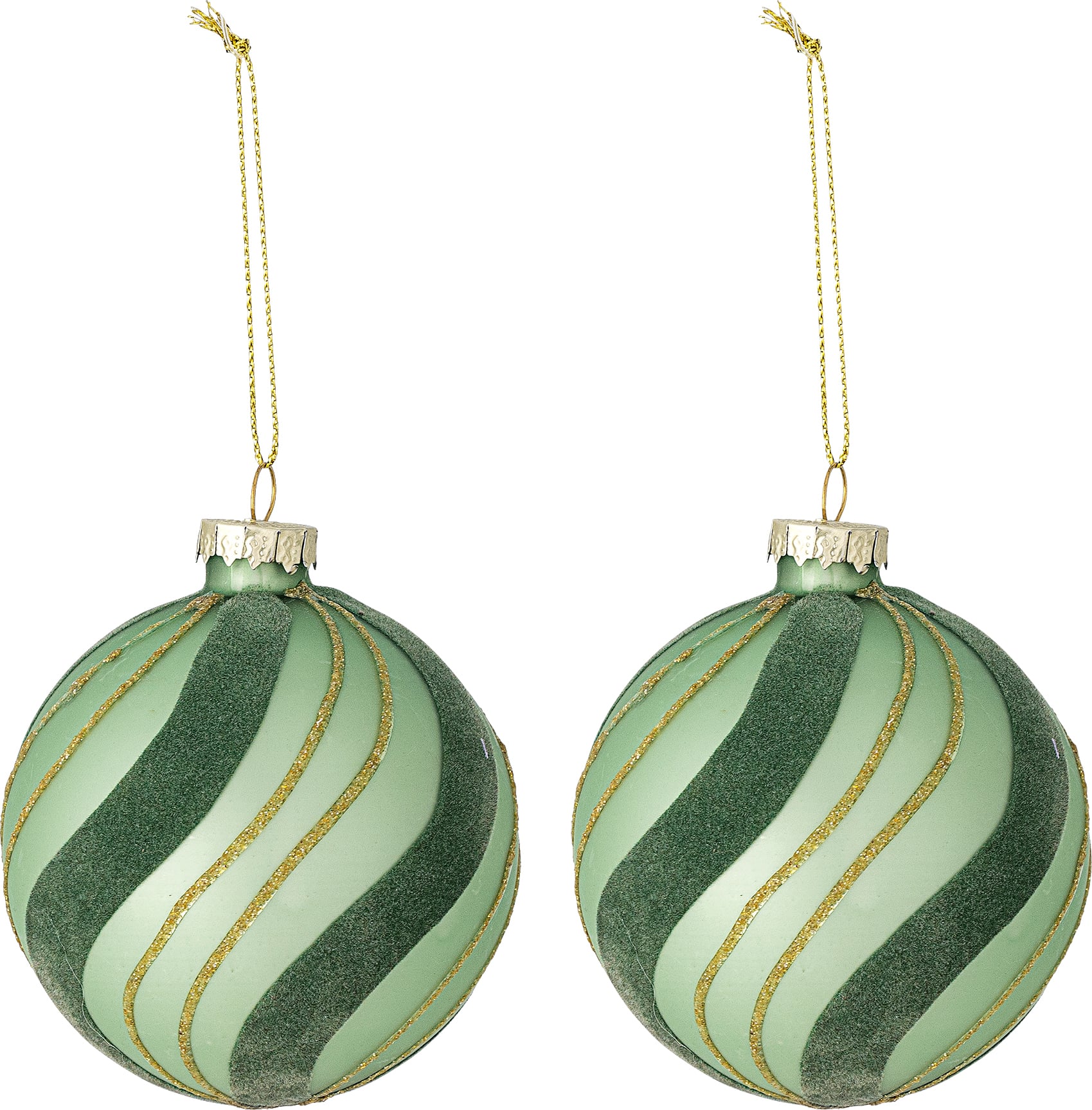 Sunita Christbaumschmuck Tannenbaum 8 cm, grün, 2 St.