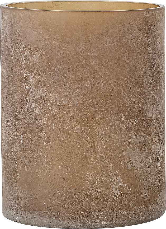 Svietnik Macha 15 cm hnedý