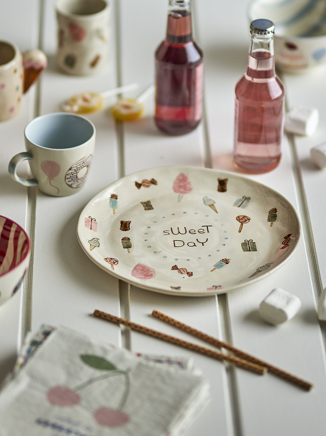 Sweets Assiette Plate, 24 cm, beige