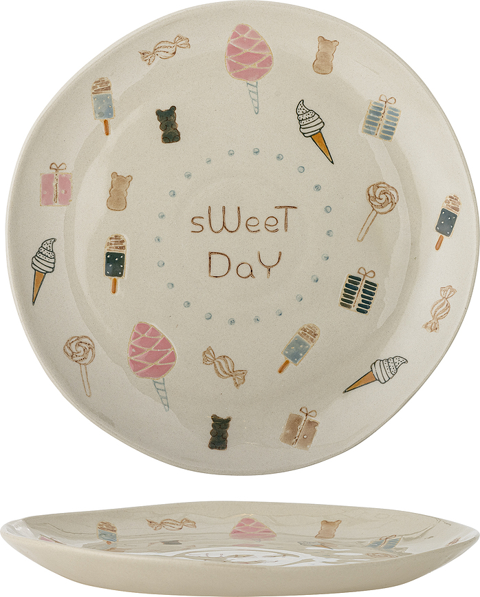 Sweets Πιάτο Φαγητού, 24 cm, μπεζ