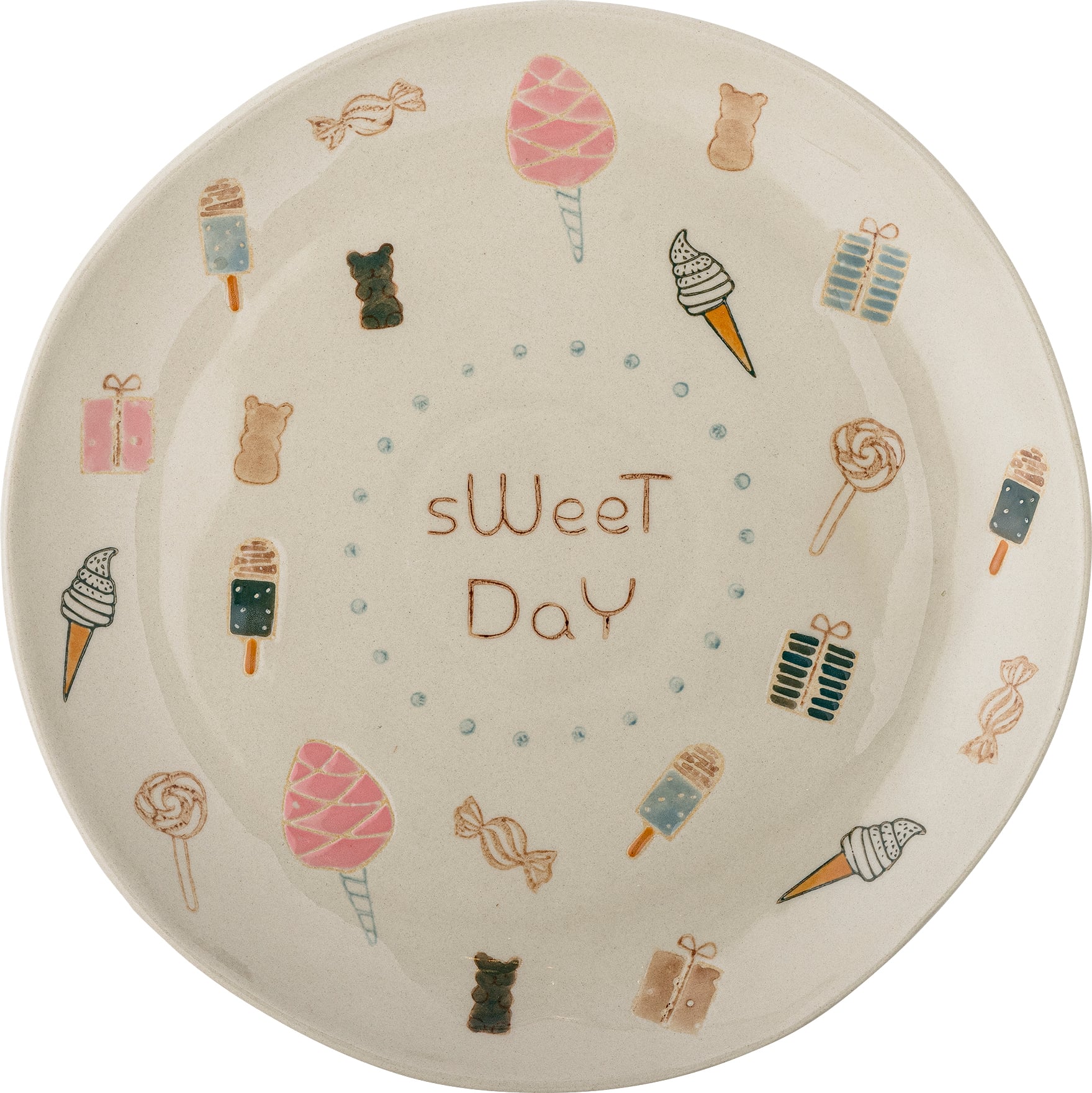 Sweets Teller für Mittagsgerichte 24 cm beige