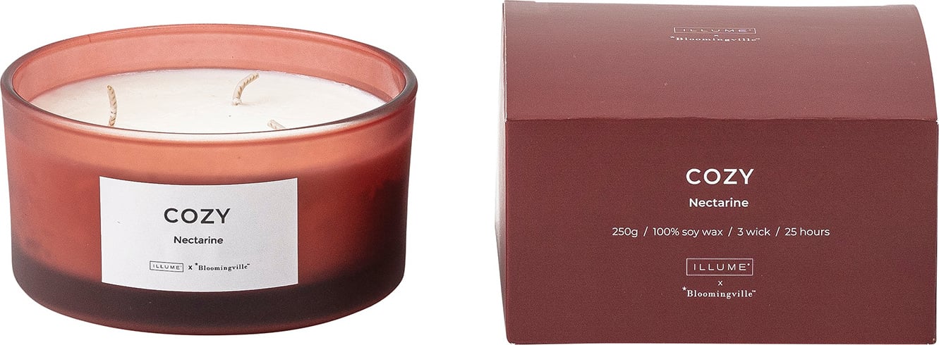 Świeca zapachowa Illume Cozy Nectarine 6 cm