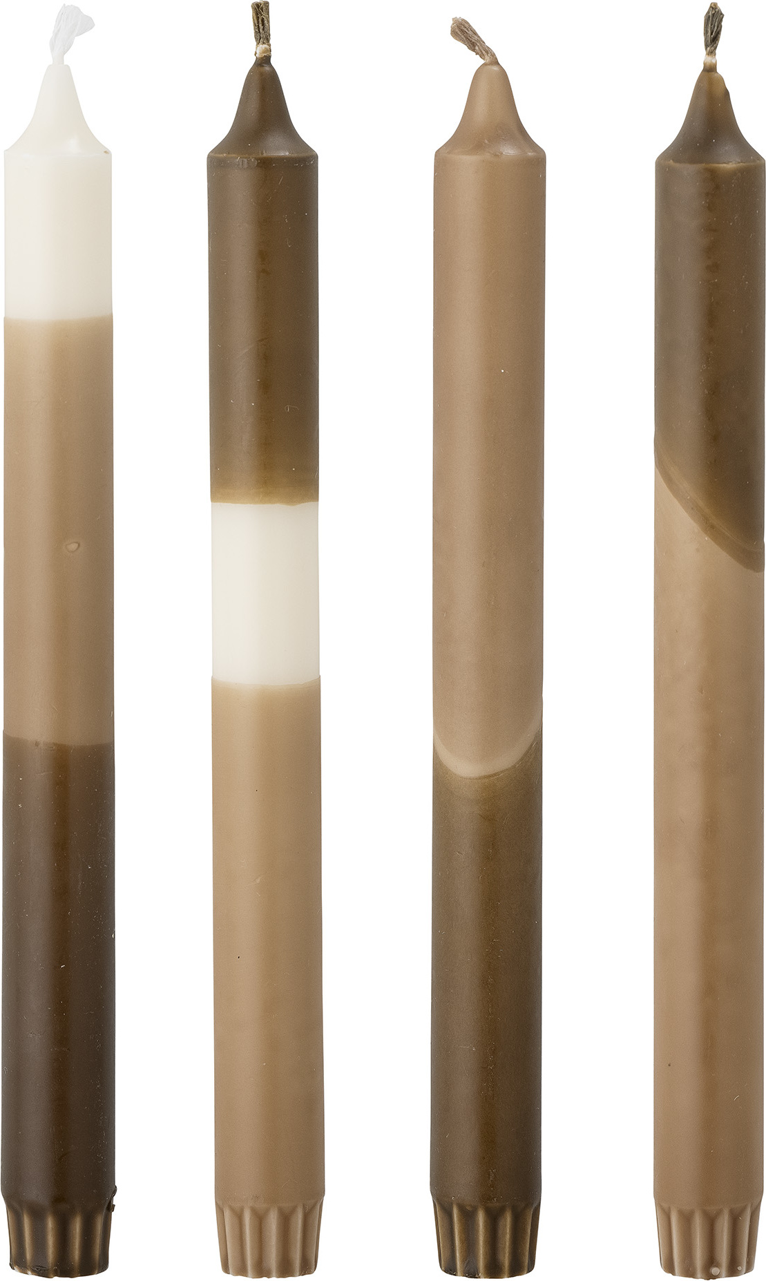 Świece Dip Dye 25 cm 4 szt.