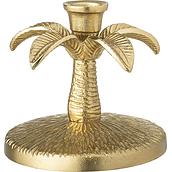 Świecznik na klasyczną świecę Bloomingville palma złoty