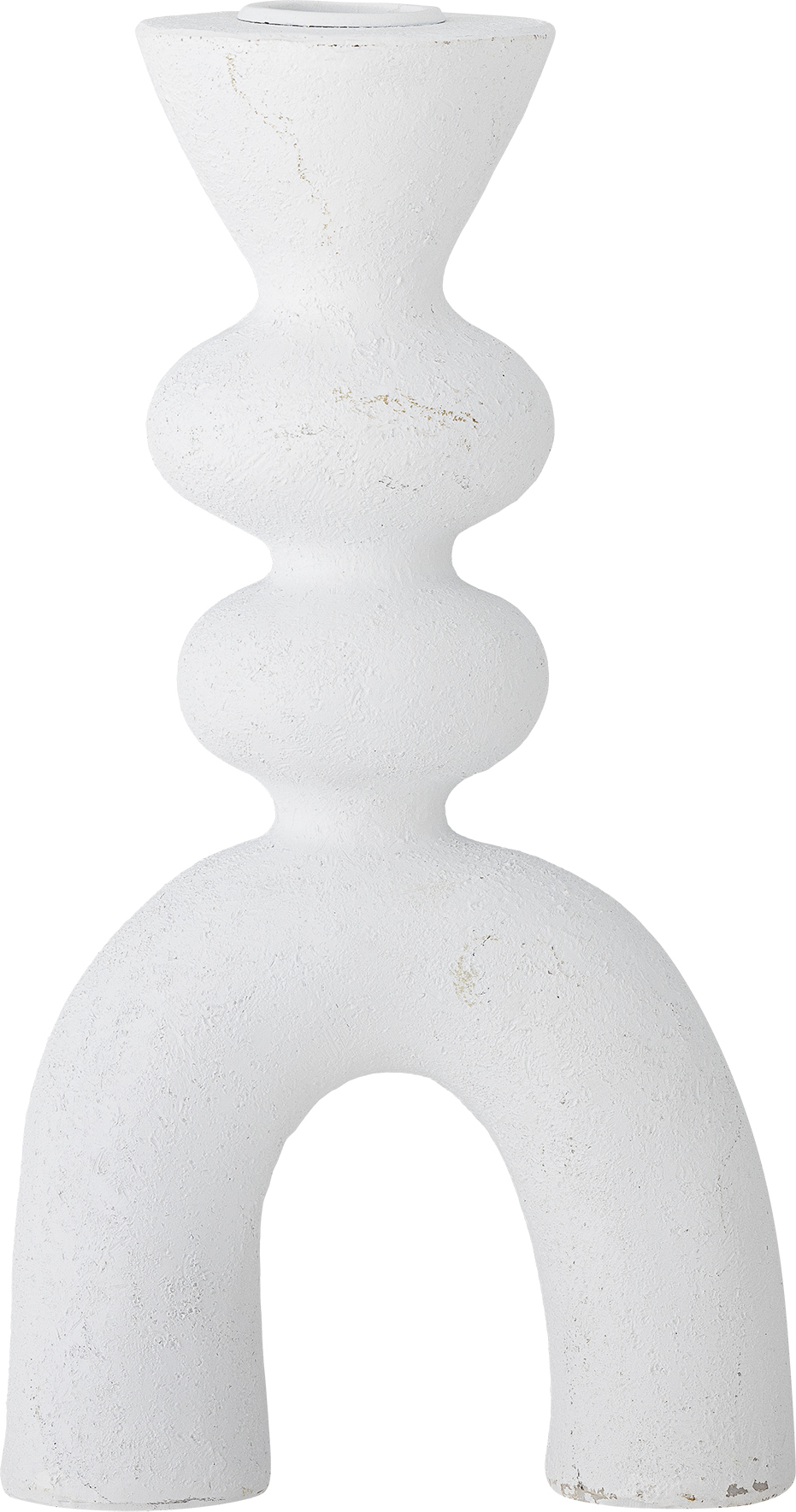 Syra Klassischer Kerzenhalter 21 cm weiß