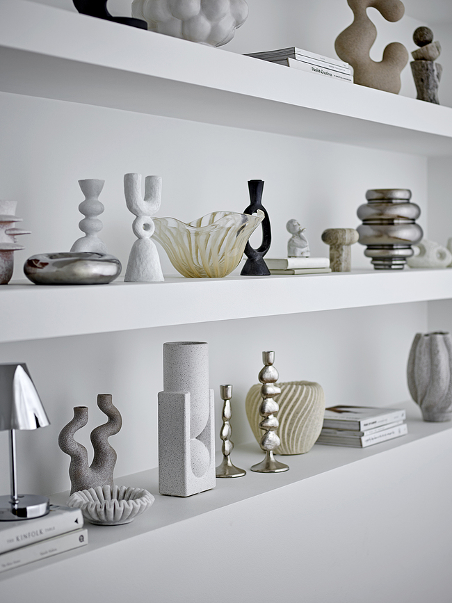 Syra Svijećnjak za klasičnu svijeću 21 cm bijeli