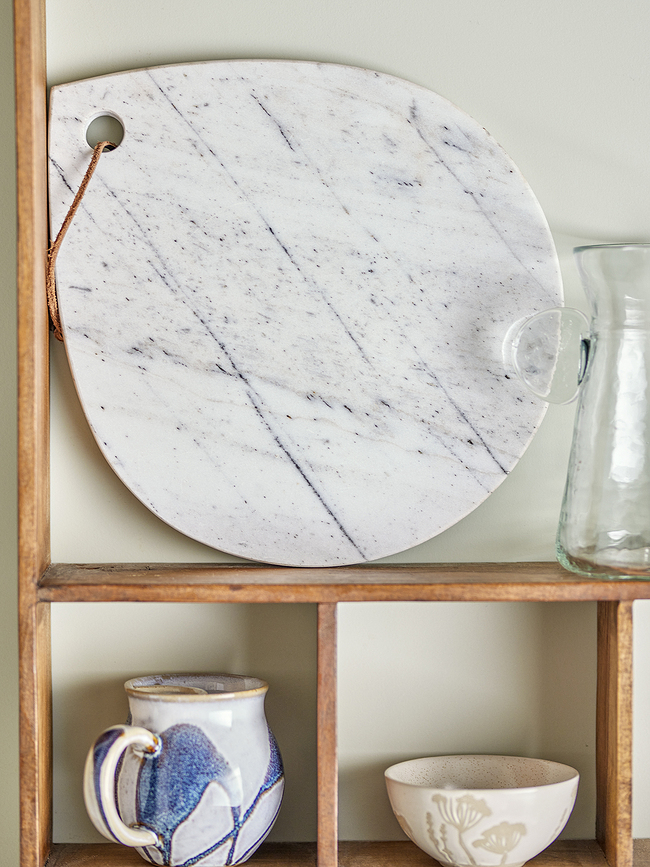 Tabla de cortar de mármol Maiko, 35,5 cm
