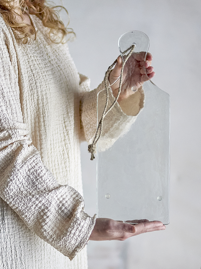 Tabla de cristal Johni, para servir