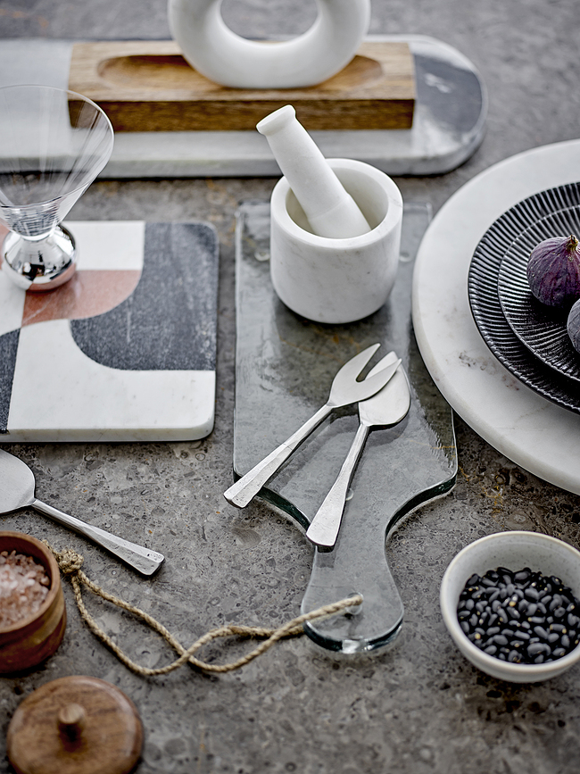 Tabla de cristal Johni, para servir