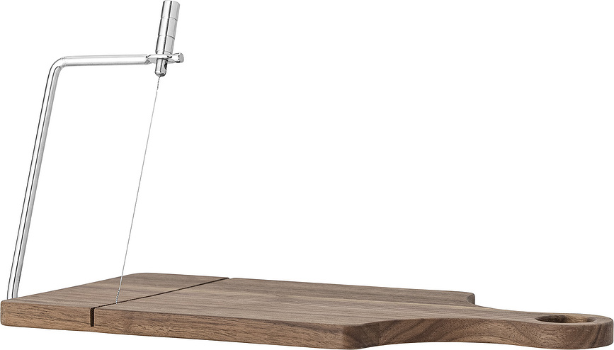 Tabla de queso Feras con cuchillo, de madera