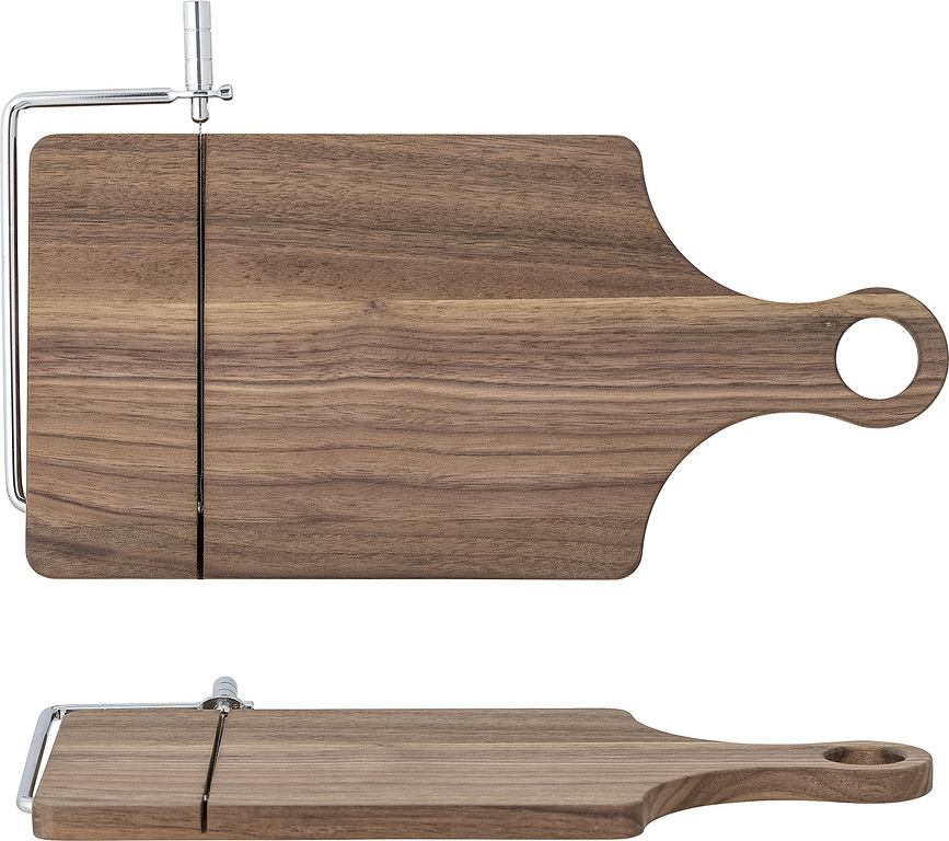 Tabla de queso Feras con cuchillo, de madera