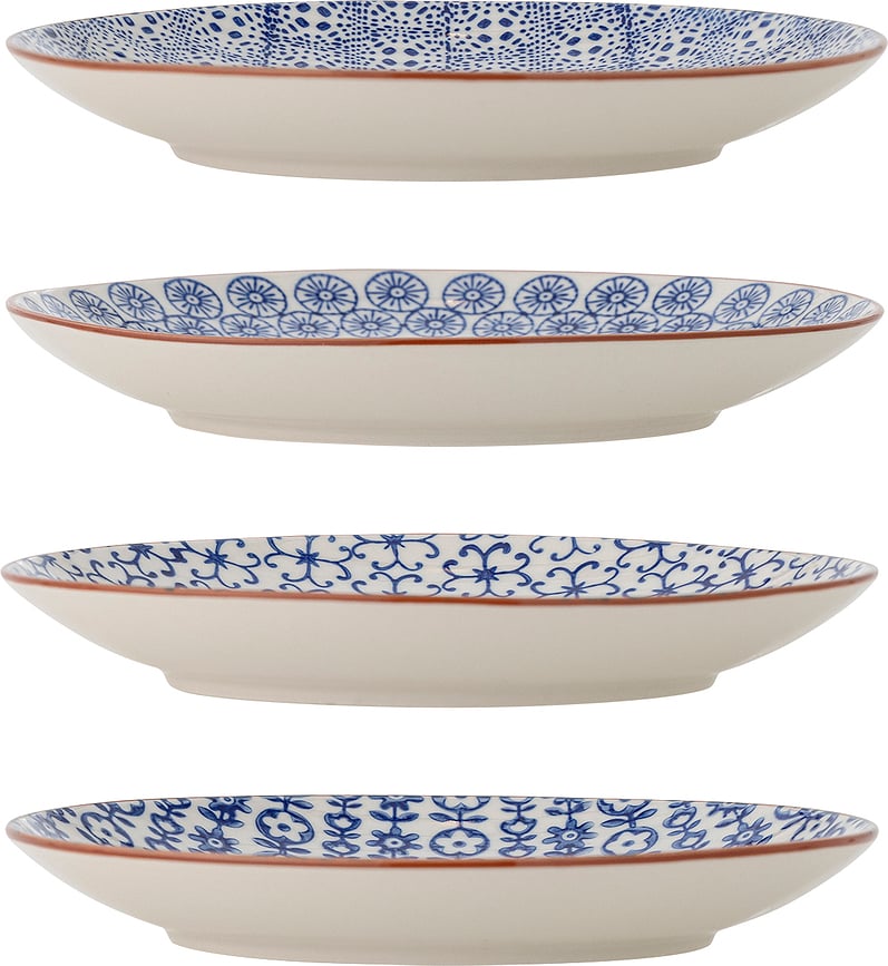 Talerze Karine 20 cm niebieskie 4 szt.