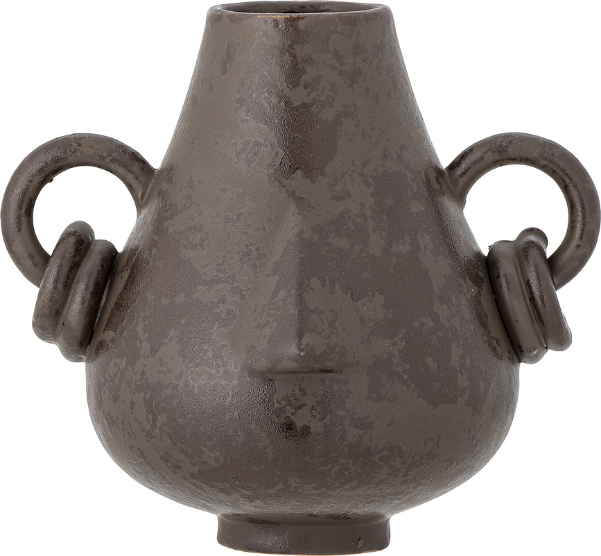Tarun Vase décoratif, 18 cm, brun