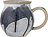 Taza Alicia, 460 ml, azul