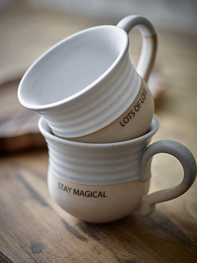 Taza Claire 450 ml, blanca