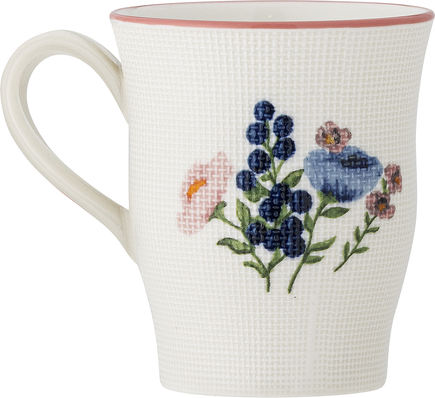 Taza Dorothy 310 ml, blanco y azul