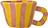 Taza infantil Nini, 100 ml, naranja