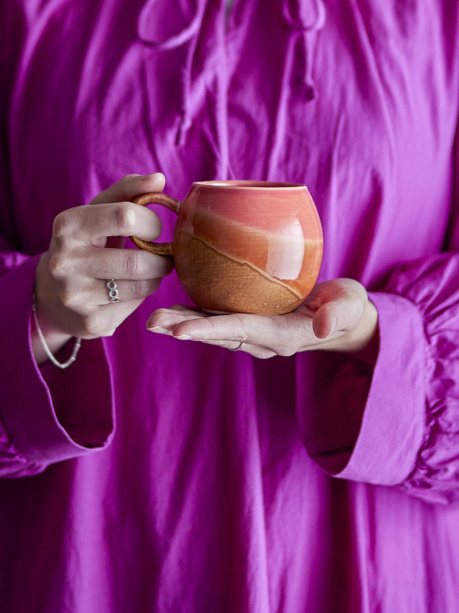 Taza Paula 275 ml, naranja