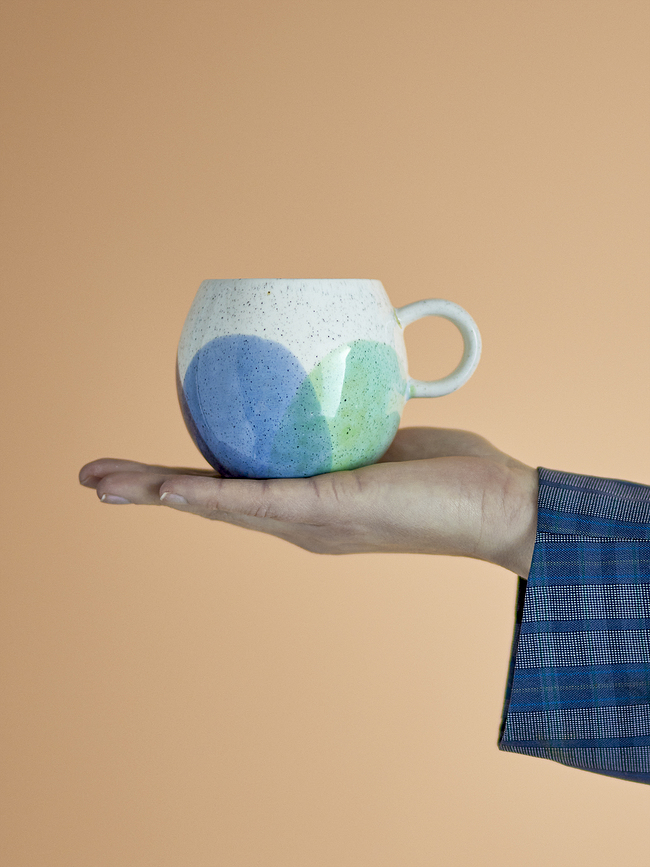 Taza Paula, marrón oscuro