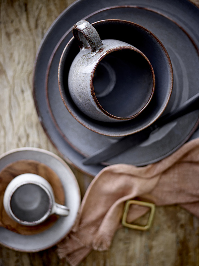 Taza Sandrine, 10,5 cm, gris