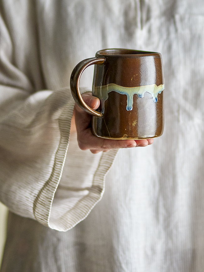 Taza Yori 450 ml, azul
