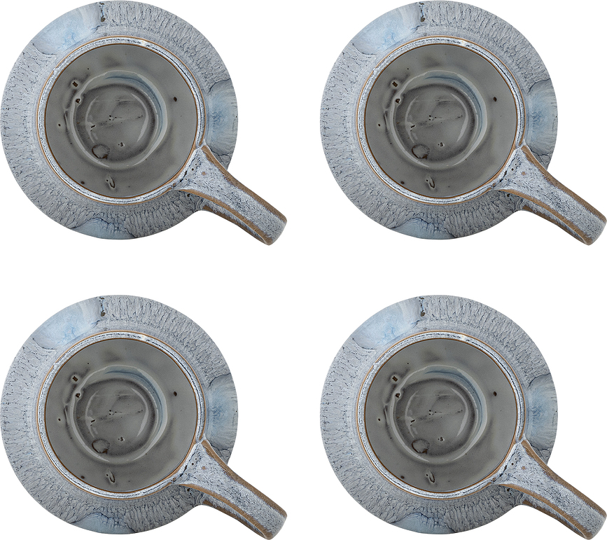 Tazas Bessie, 300 ml, azules, 4 unidades