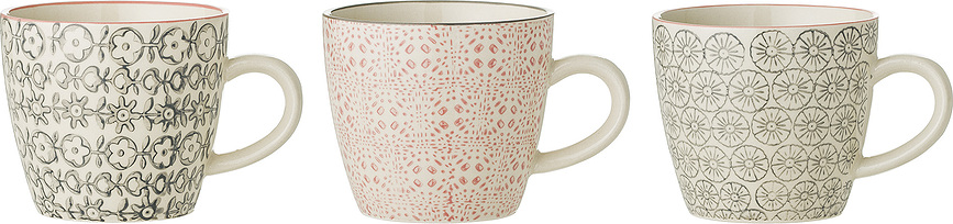 Tazas Cécile, 3 unidades