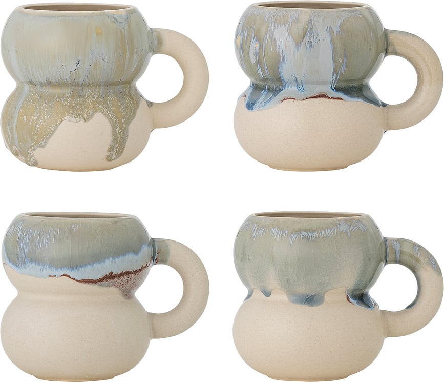 Tazas Luna 400 ml, 4 unidades