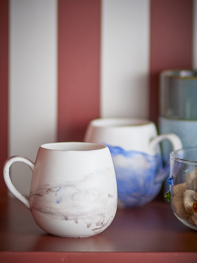 Tazas Lyre, 250 ml, azules, Pack de 4 unidades