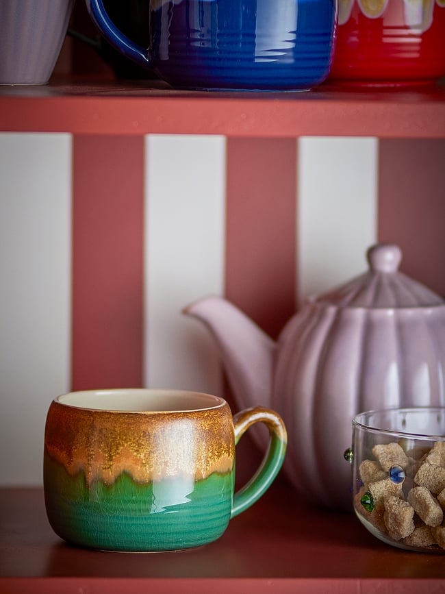 Tazas Sheen, 400 ml, amarillo y azul, 4 unidades