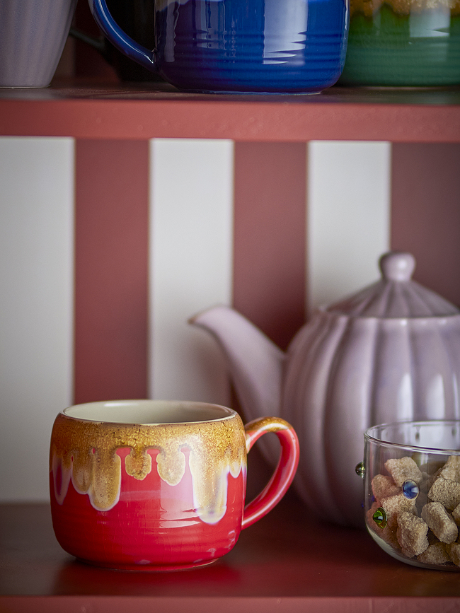 Tazas Sheen, 400 ml, amarillo y azul, 4 unidades