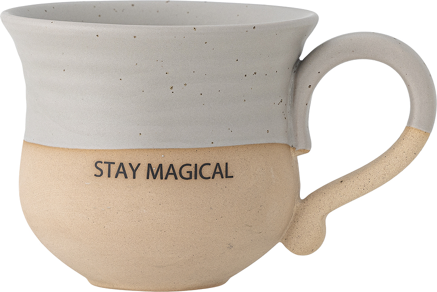 Tazza strutturata Claire 450 ml grigiastra