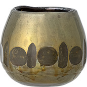 Tealight žvakidė Ivalo auksinės spalvos 8,5 cm