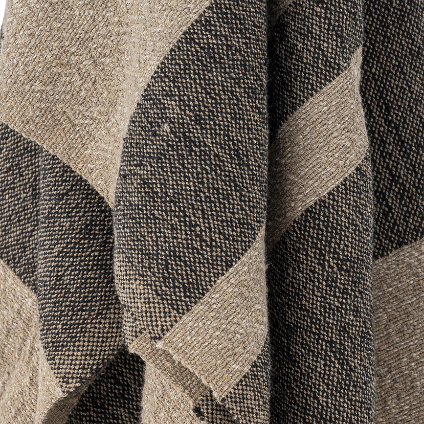 Temi Plaid 130 x 160 cm, noir