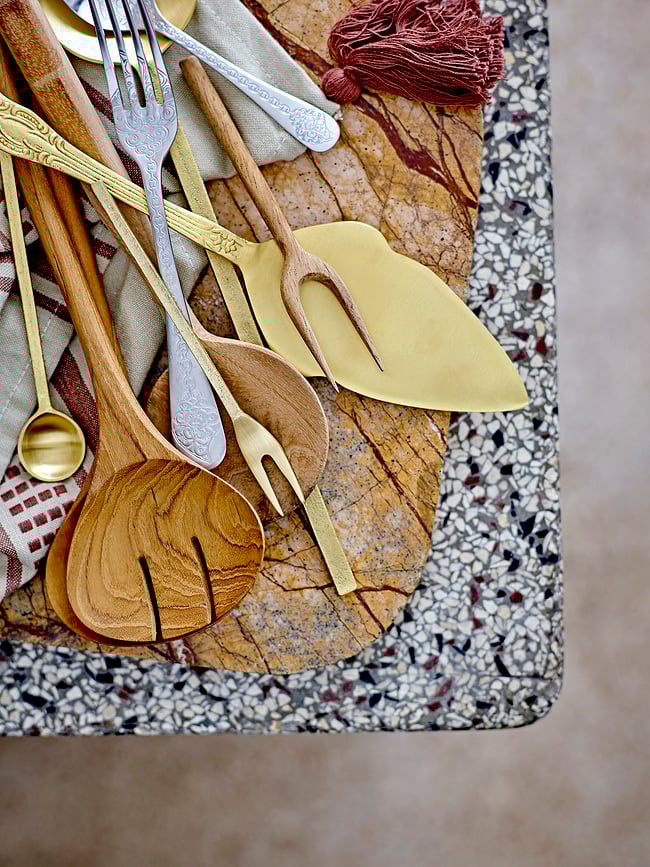 Tenedor de Servir de latón Serra