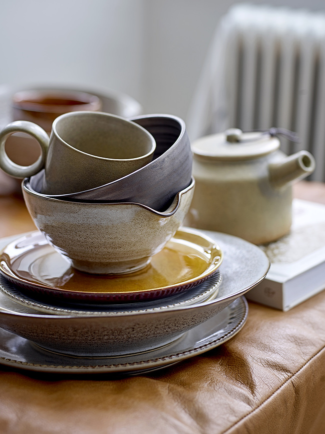 Thea Assiette de Petit-Déjeuner 21 cm, marron