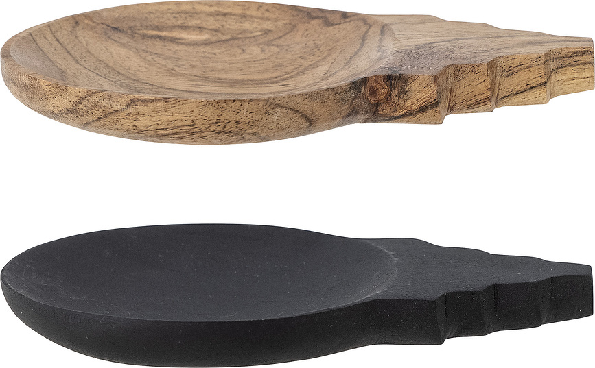 Tiara Plateaux de Service 10 x 15 cm, en bois d'acacia, Lot de 2