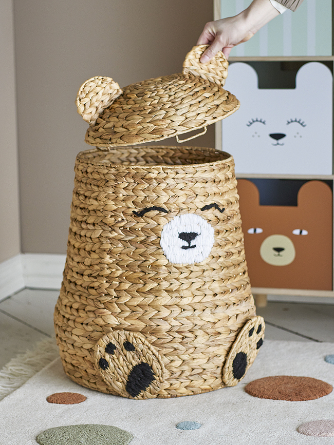 Timone Panier à Jouets, motif ourson