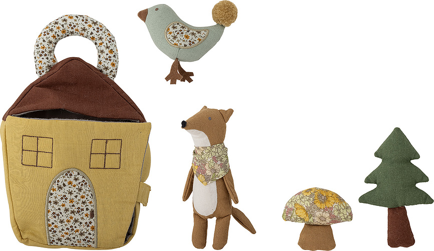 Tio Maison de jeu avec animaux, Set 5 pièces
