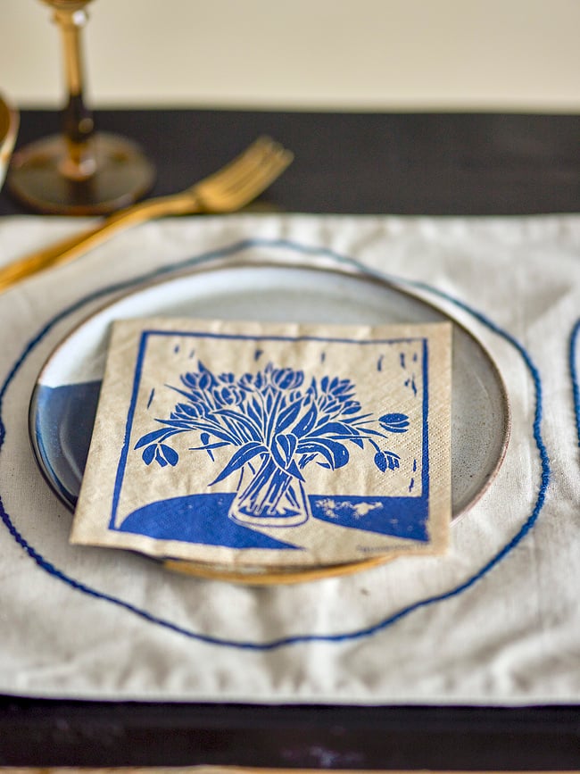 Tulips Salvete papirnate 33 cm 20 kom.