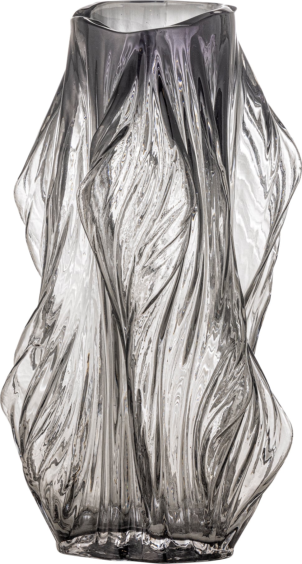 Tulla Vase 32 cm grau