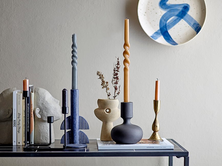 Twist Svijeće sive 4 kom.