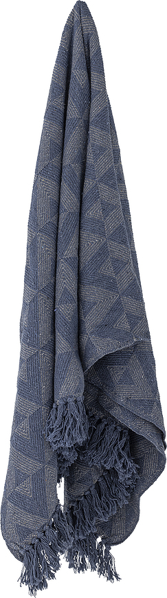 Udine Plaid 130 x 160 cm, bleu