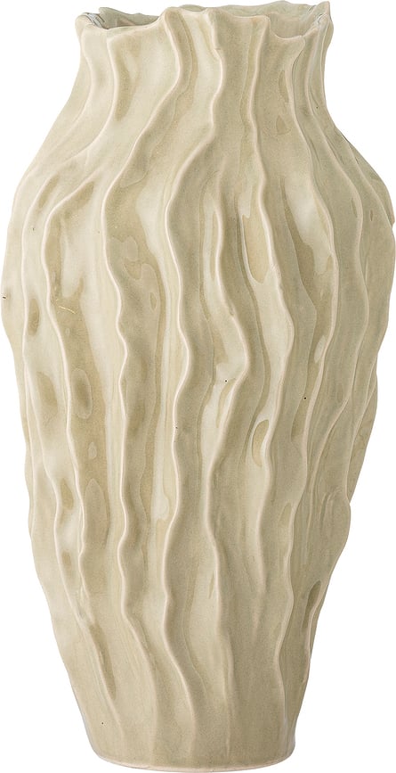 Valeria Vase 38 cm graubeige