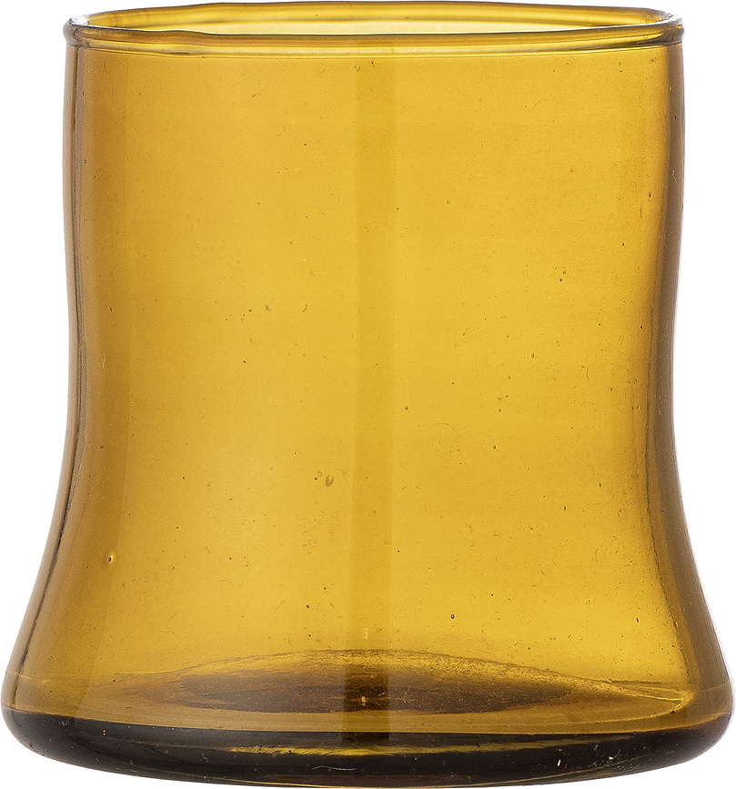 Vaso de vidrio reciclado Florentine, 300 ml, amarillo