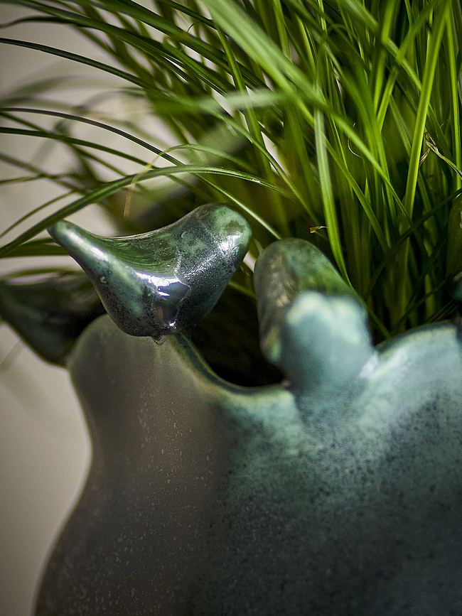 Vaso per piante Charlize 21 cm, verde