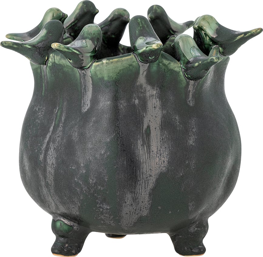 Vaso per piante Charlize 21 cm, verde