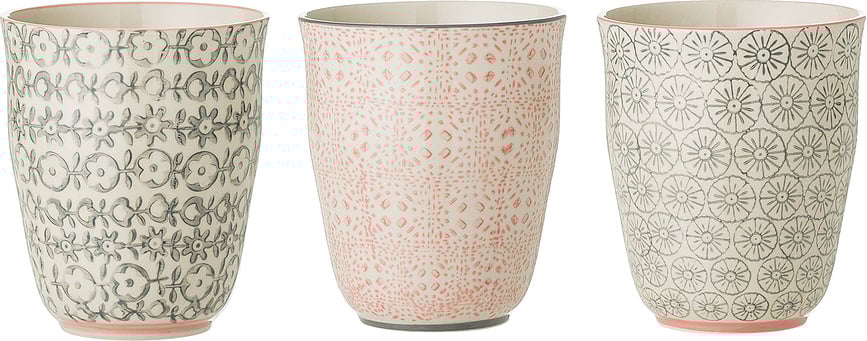 Vasos altos Cécile, 200 ml, 3 unidades