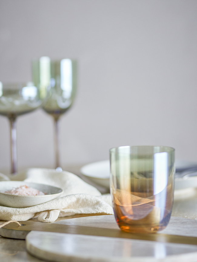 Vasos Aston, 375 ml, marrones, 4 unidades