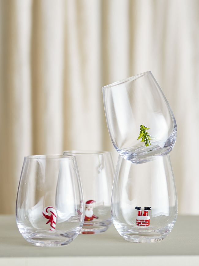 Vasos navideños Misa, 4 unidades